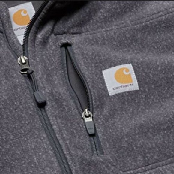 Carhartt Jackets & Coats New Carhartt Mens Dalton Full Zip Fleece Jacket Size Small Gray